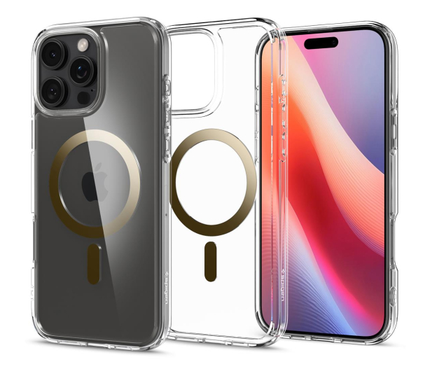SPIGEN Ultra Hybrid Mag Magsafe do iPhone 16 Pro Max Gold ACS08001 - 1279624 - zdjęcie 2